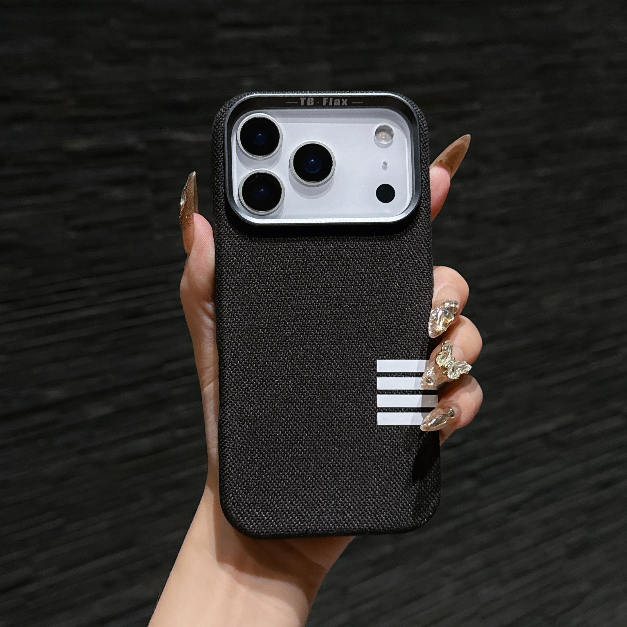 

Защитный чехол Magsafe для iPhone 17 Air 17 Pro Max с тканевой задней крышкой мобильного телефона