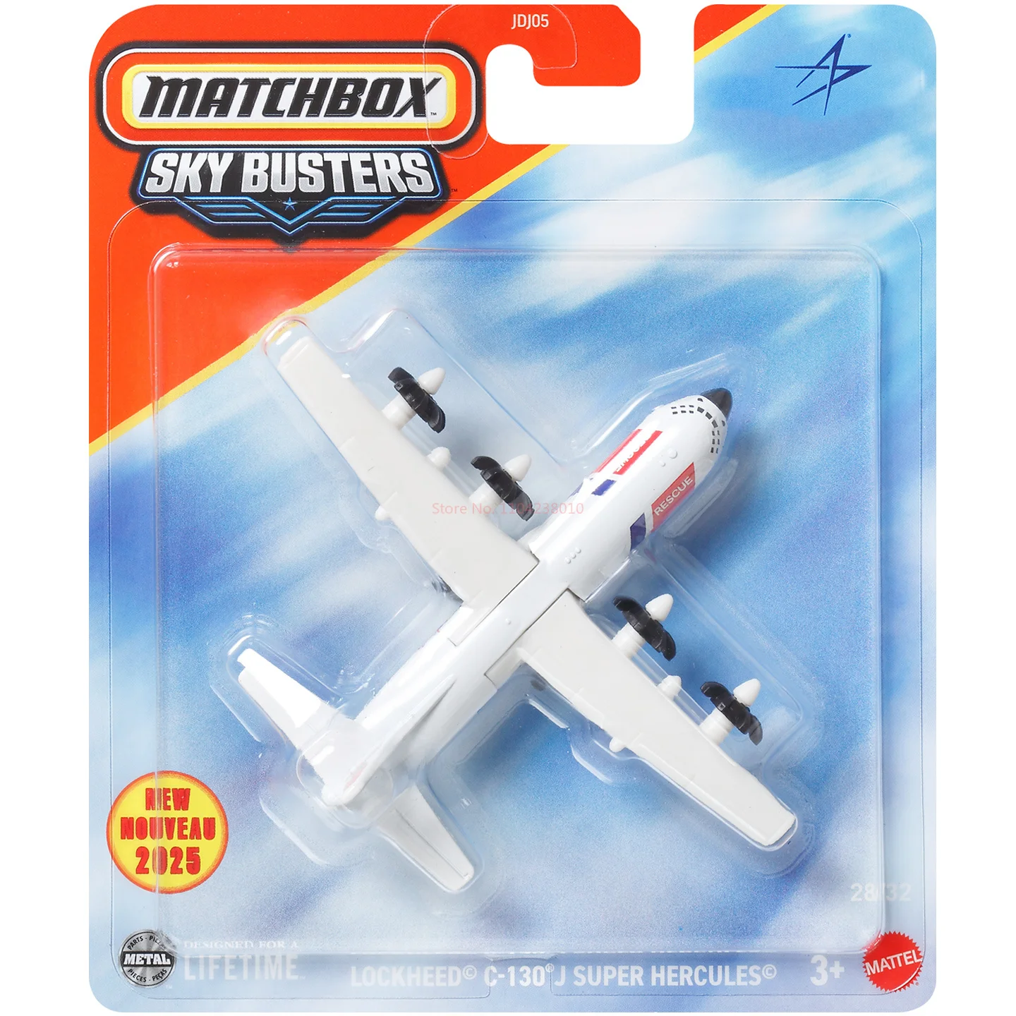 Matchbox Aereo in lega JDJ05 Giocattolo da caccia Elicottero City Hero Tema da collezione Modello di aereo non radiocomandato