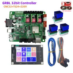 Scheda di controllo CNC GRBL scheda a 3 assi piastra esp32 MKS TS24-R display LCD kit di aggiornamento offline per macchina per incisore laser cnc