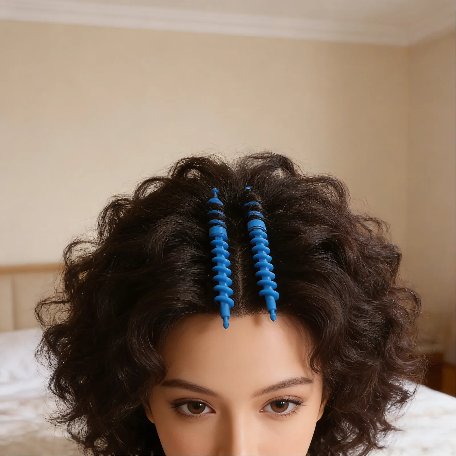 

36Pcs Spiral Perm Rods 14Mm Plastic Hair Curlers Rollers Natural Spiral Curls Perm Rod Set Professional Salon