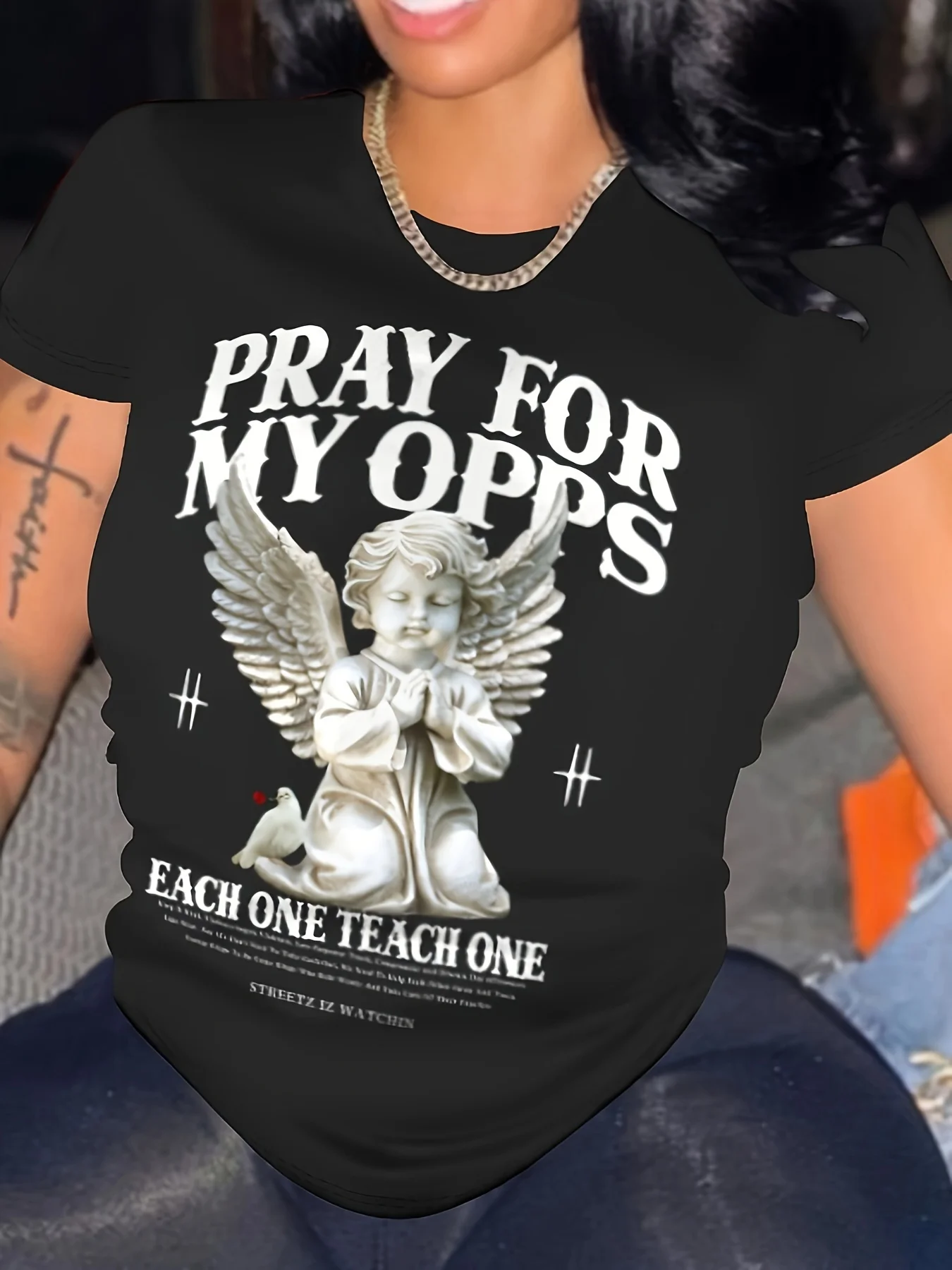 

Футболка с круглым вырезом с рисунком, повседневная футболка с коротким рукавом на весну и лето, женская одежда