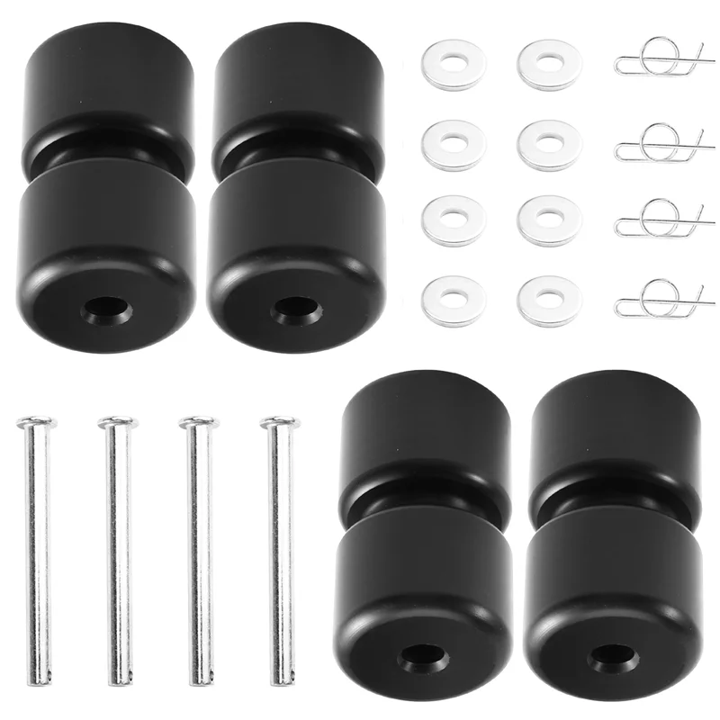 

NEW-GL1 GMNR925 Ролик двери прицепа Детали подъема двери прицепа Комплект роликов подходит для подъема двери прицепа Черный