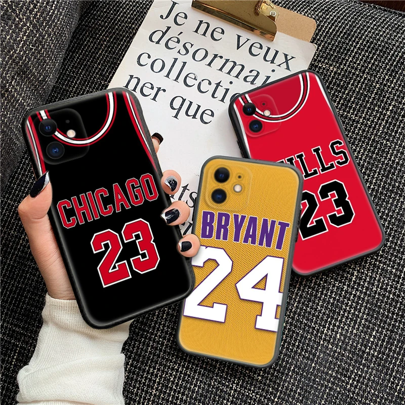 13A Basketball jersey pattern Soft Silicone Case for Samsung S9 Plus S10 S10E S20 Fe Lite S21 S22 S23 S30 Ultra