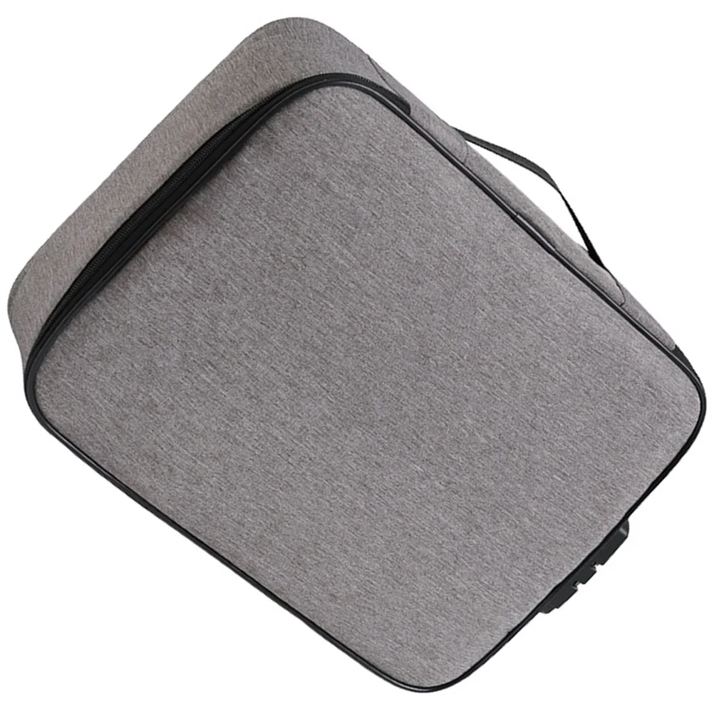 

Secure Combination Lock File Box for Important Documents Passport Storage Portable Document Organizer Bag Home Office Paperwork