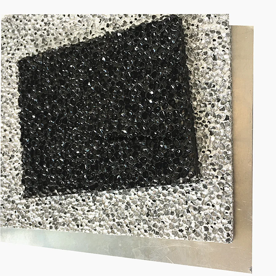 Laser Cut Honeycomb Closed-Cell Foam Aluminum 10-200mm Thick Colored Sound-Absorbing Porous Metal