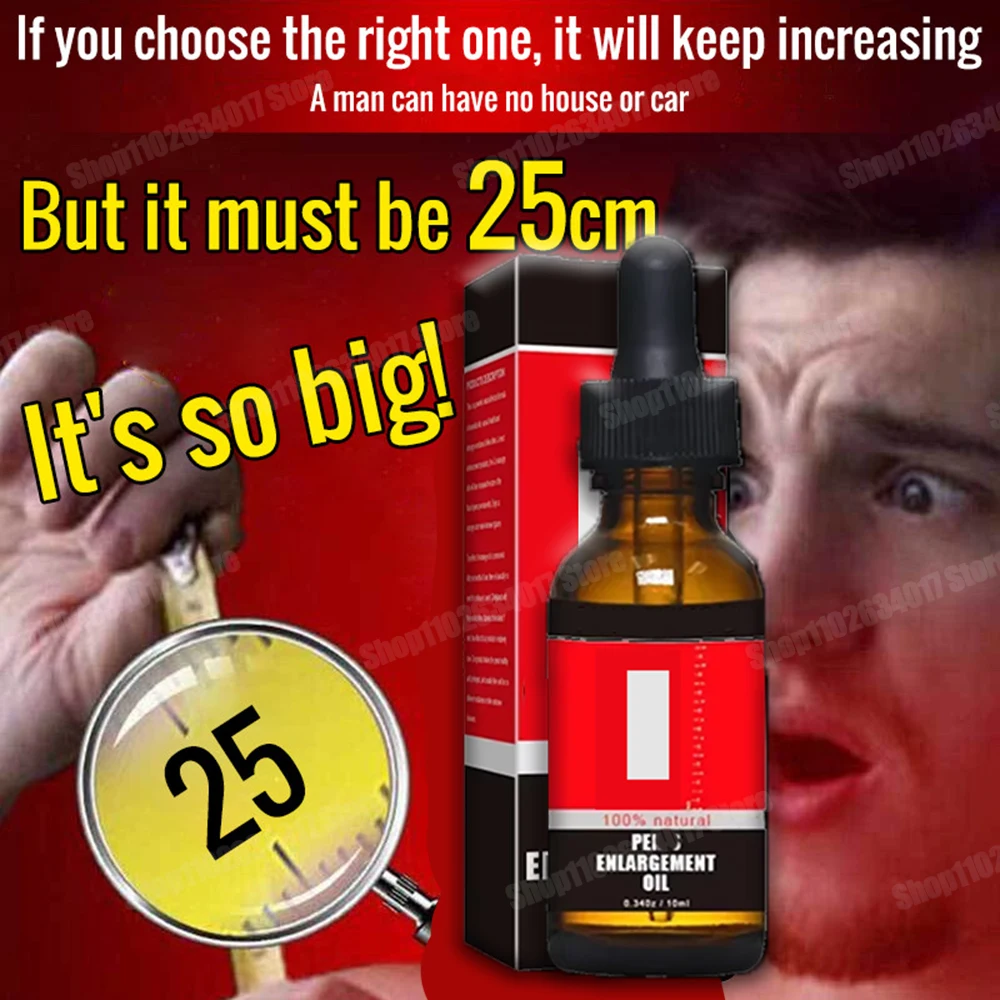 Male enhancer increases size, retardation lasts 60 minutes, aphrodisiac
