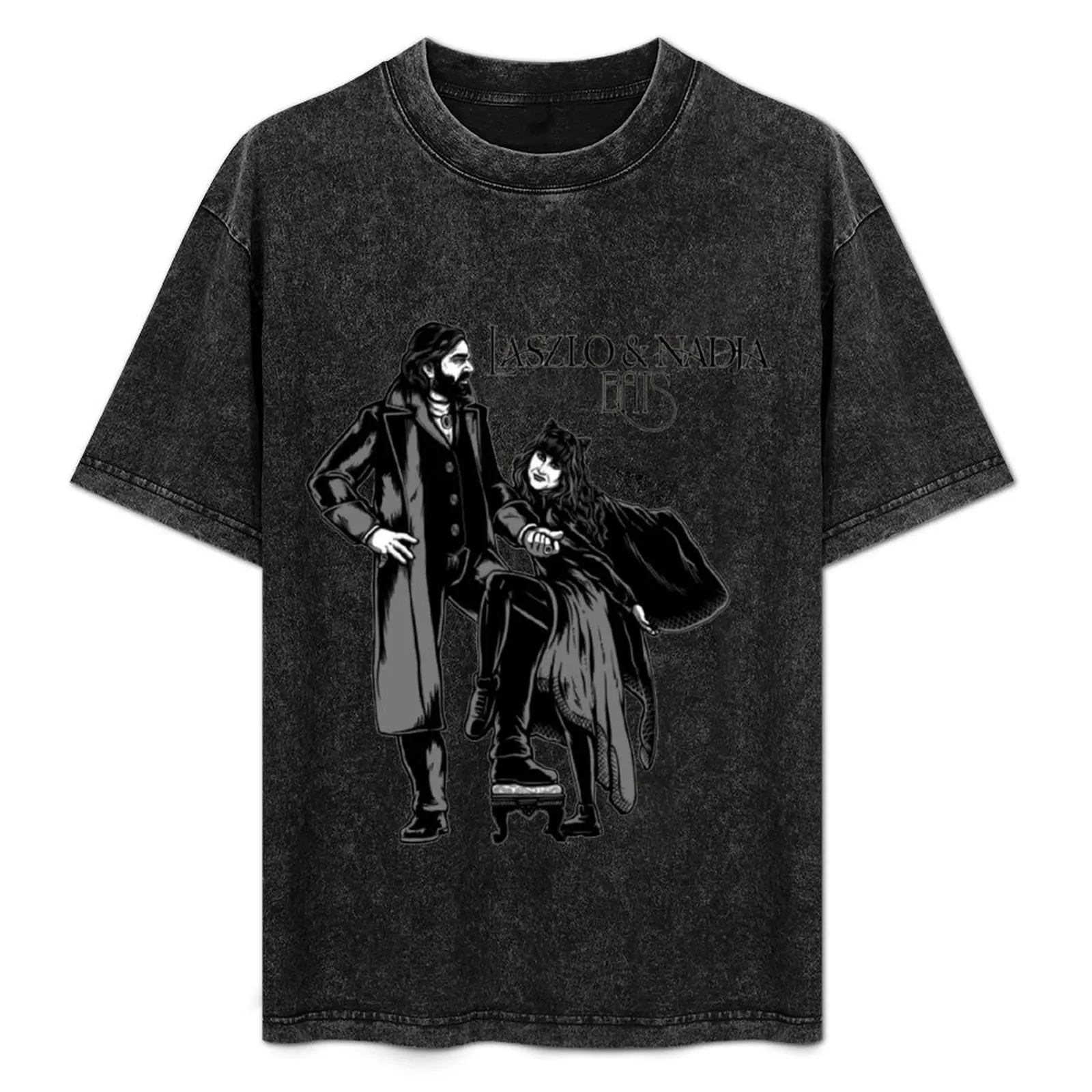 

laszlo and nadja bats T-Shirt graphics tops for a boy customs heavyweight t shirts for men