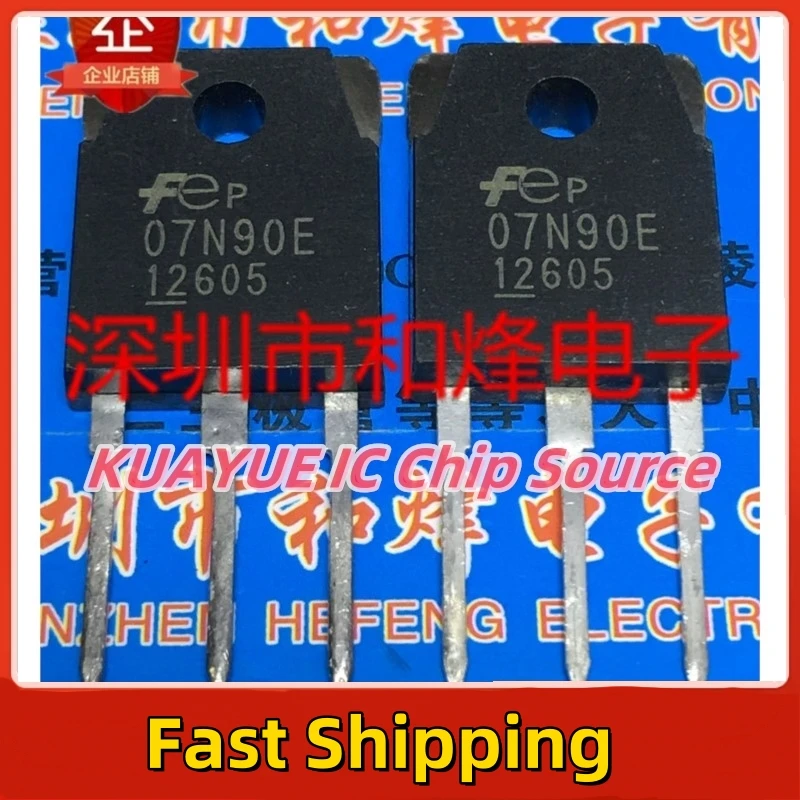 10PCS-30PCS   07N90E FMH07N90E  TO-3P 900V 7A   Best Quality Fast Shipping