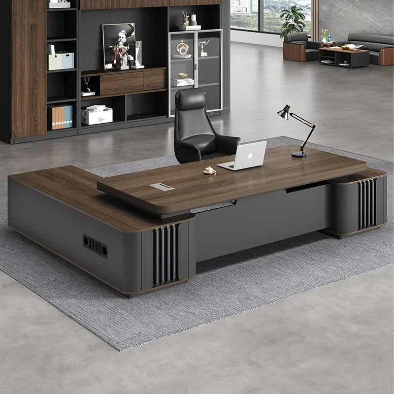 

Рабочий стол для спальни, современный роскошный офис для руководителя, компактная полка, ящики, органайзер для рабочего стола, компьютерная таволо, игровая деревянная мебель