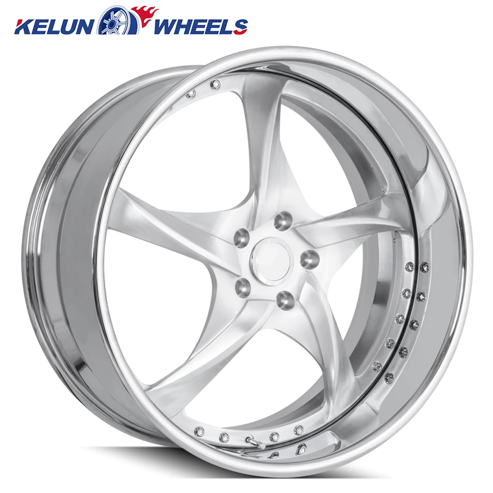 HOT SALE Forged Aluminum Alloy 20" 22" 24" 26" forgiato Wheels Concave Rims Chrome Rims Rucci Rims Chrome Wheel