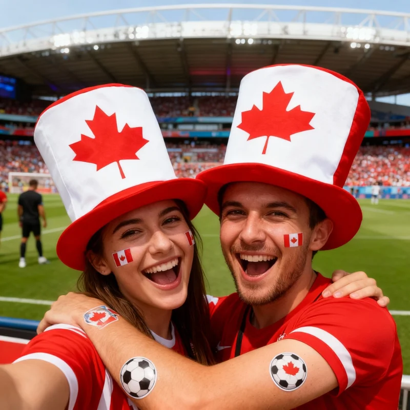 

2026 USA Canada Mexico National Flag Pattern Top Hat Global Football Sports Events Soccer Tournament Fans Supporters Party Cap