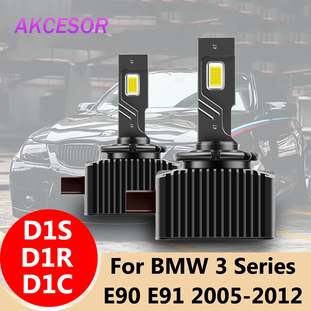 

D1S LED Headlight Bulbs fit for BMW 3 Series E90 E91 2005 2006 2007-2012 6000K 12000lm Canbus CSP Chips Auto Lamp
