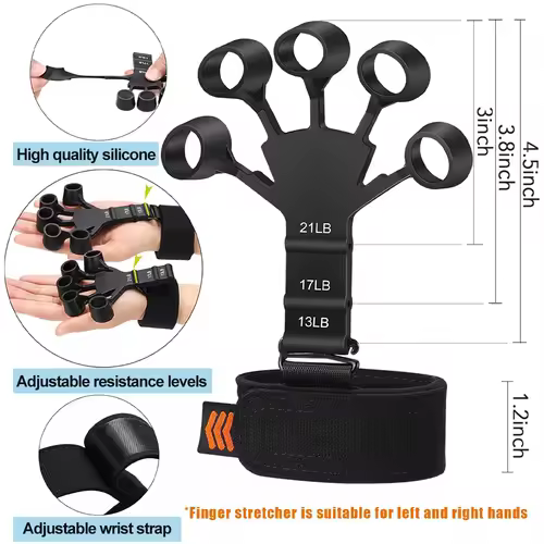 5-60Kg Adjustable Heavy Hand Gripper Fitness Hand Exerciser Grip Wrist Training Finger Gripper Hand Strengthener for Patient - Image 3