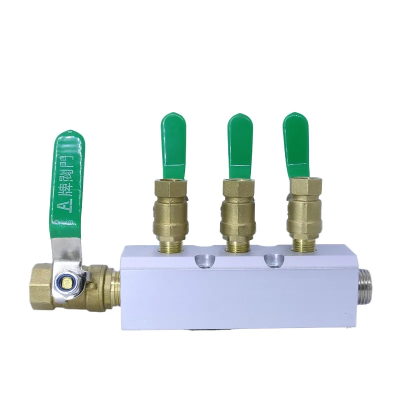 

Пневматический многожильный распределительный блок воздуха, распределитель большого расхода, шина, многопозиционный, 2-позиционный, один вход и многовыходный.