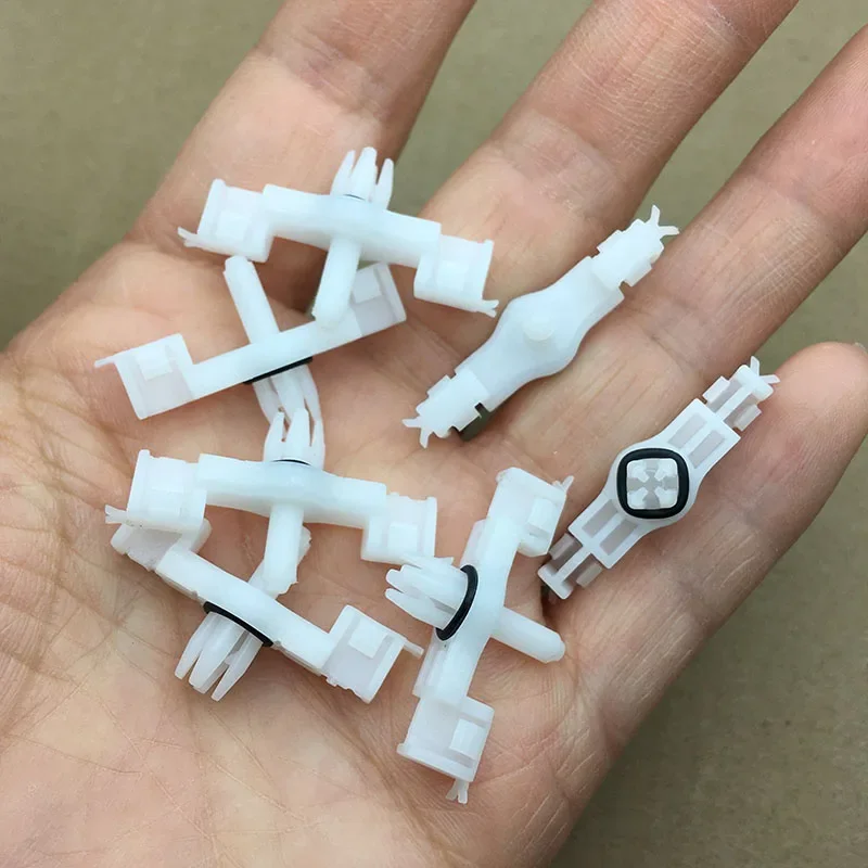 10pcs For Volkswagen Touareg Porsche Cayenne Door Sill Trim Buckle Door Outer Trim Strip Bright Strip Pedal Guard Fixing Clip