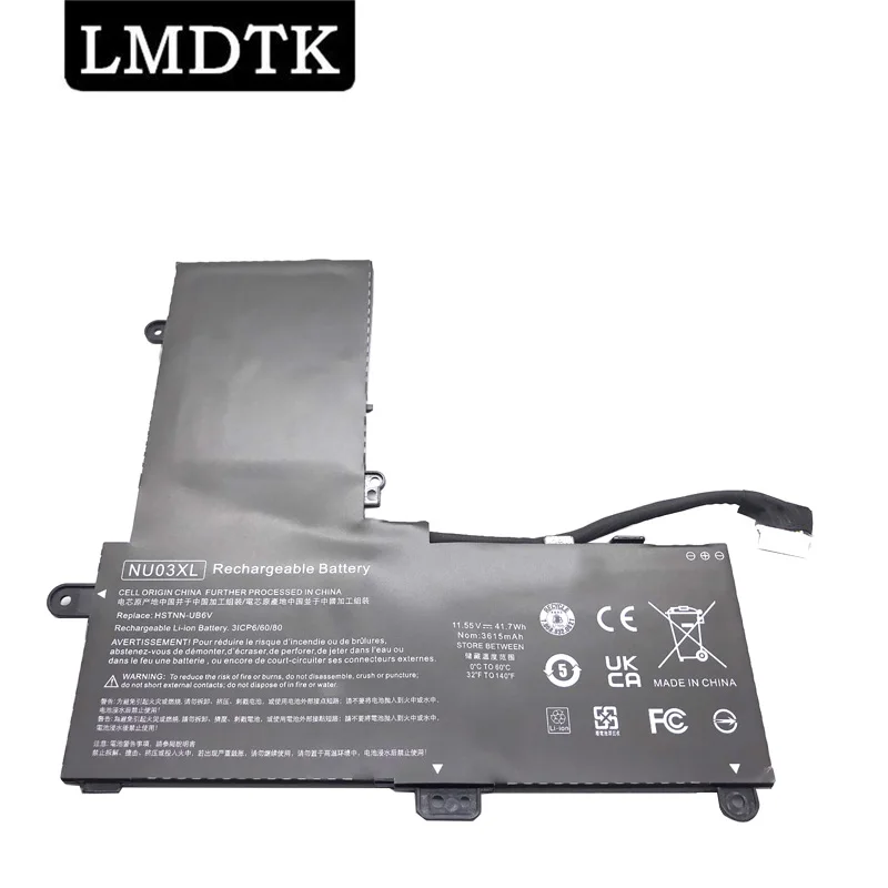 

LMDTK New NU03XL Laptop Battery For HP Pavilion x360 Convertible PC 11-U014UR HSTNN-UB6V TPN-W117 TPN-C128 843536-541 844201-850