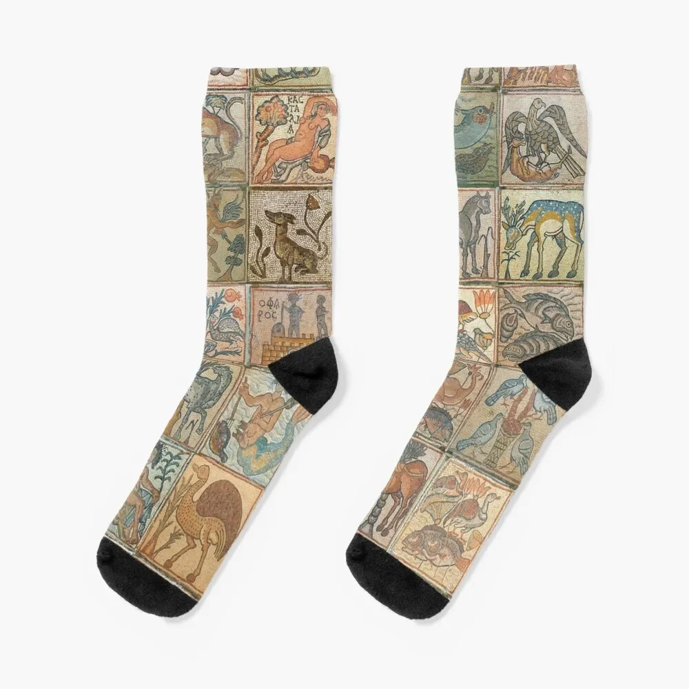 

Byzantine Mosaics Socks New year's Lots new year Men's Socks Women's