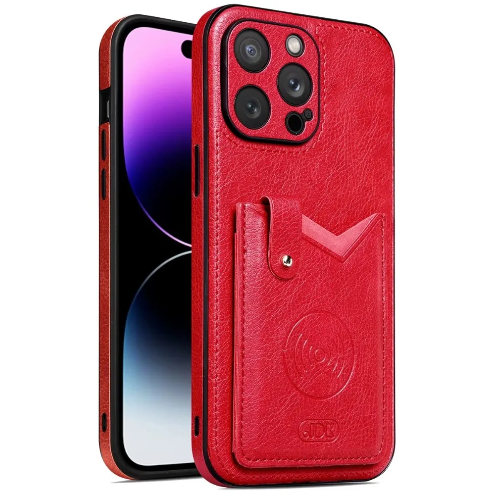 

PU Leather Kickstand Wallet with Card Holder Phone Case for iPhone 17 Air 16 15 14 13 12 11 Pro Max X XS XR 7 8 Plus Cover