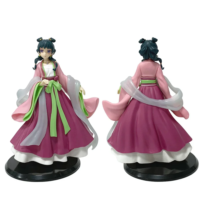 Anime maomao figura vestido vermelho maomao figuras de ação pvc bonito maomao modelo ornamentos de mesa coleção maomao estatueta brinquedo presentes