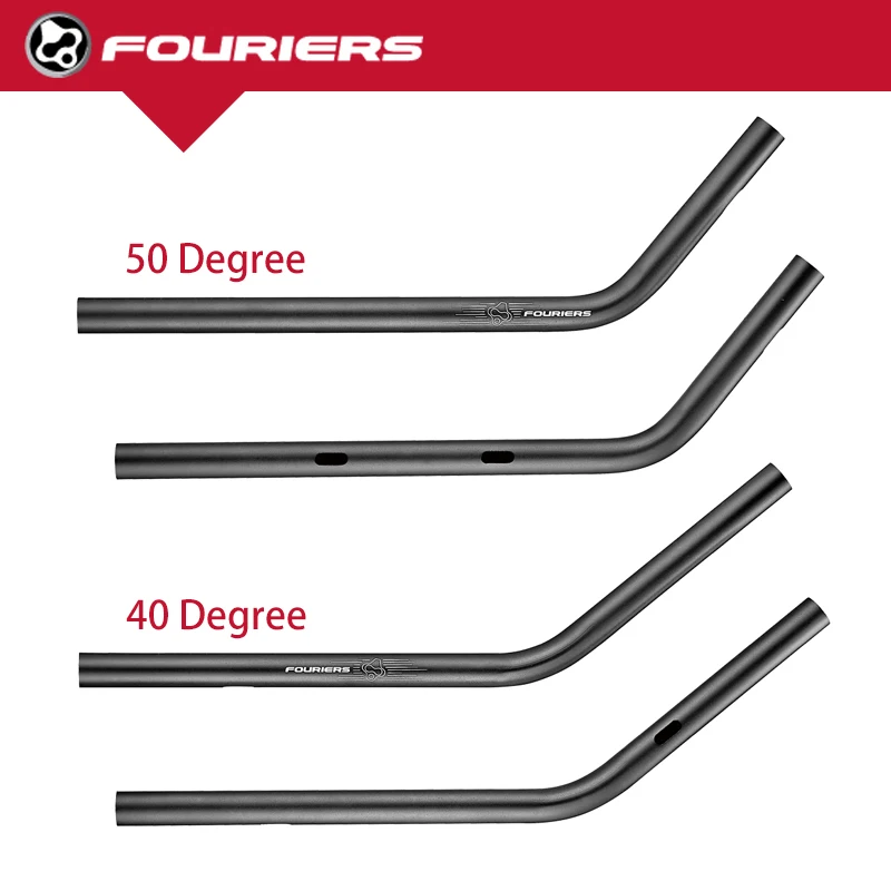 Fouriers Alloy Road Bicycle Rest Handlebar 40/50 Degree Extensions Bar 22.2mm Triathlon Bar Bridge Bike Parts HB-TUB