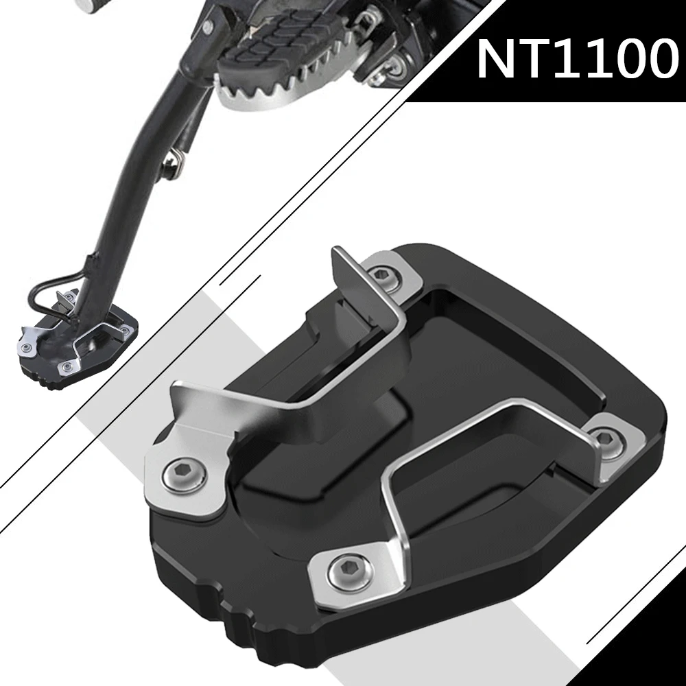 

2023 Motorcycle Side Stand Enlarger Sled Sidestand Kickstand Foot Pad For Honda NT1100 NT1100DCT NT 1100 1100DCT NT1100 DCT 2022