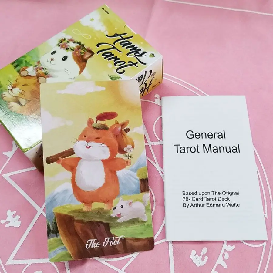 New English Tarot Card 12x7cm Hams Tarot 79 Cards/Set For Family Party Entertainment Boaard Game Playing Cards Kids Toys Gift