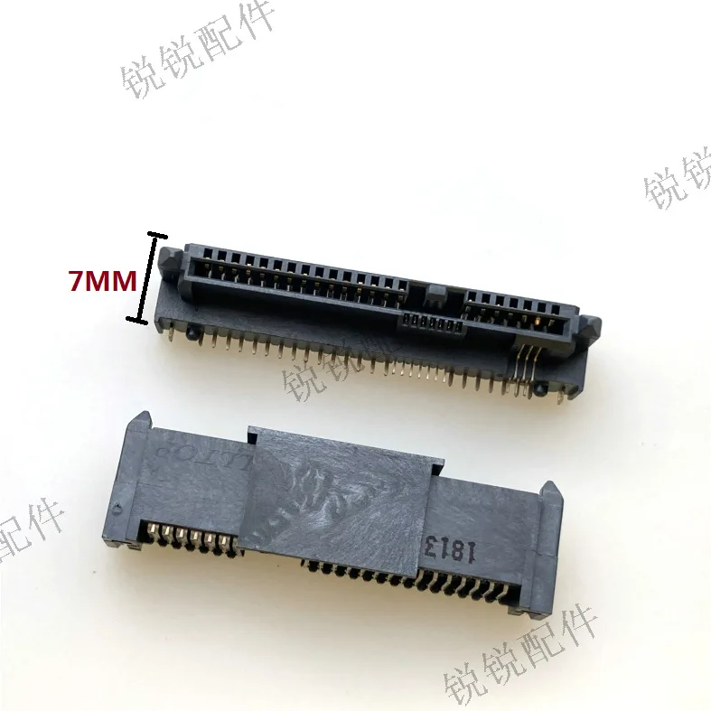 For SAS29P + 3P female seat 90 degree horizontal in-line 15 + 7P 7P + 3P SATA female seat connector hard disk socket