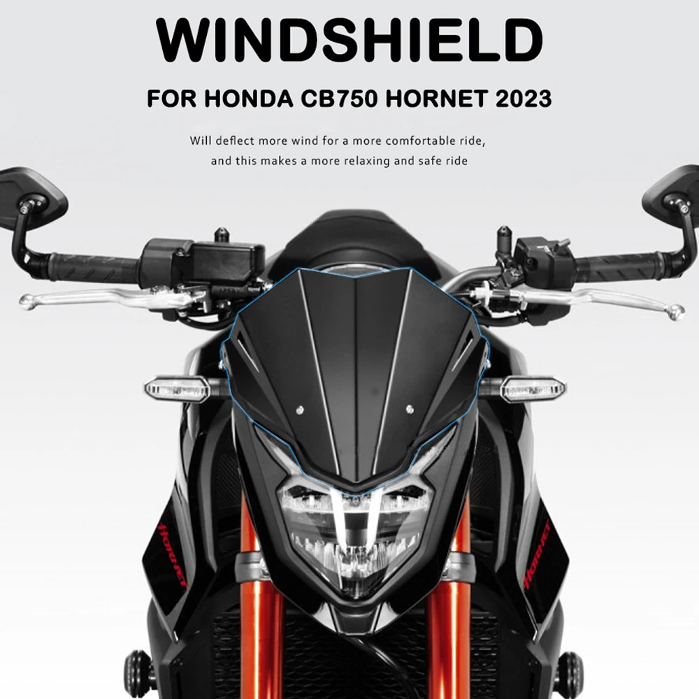 

2023 Sports WindScreen Windshield Visor Deflector CNC windshield For HONDA CB750 CB 750 HORNET New Motorcycle Accessories