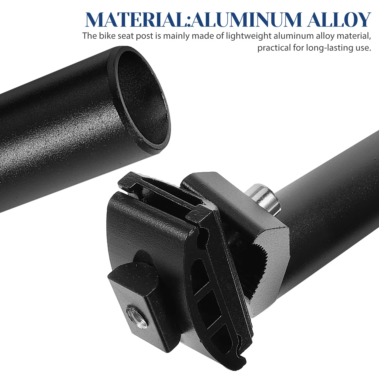

Aluminium Alloy Seatpost Lightweight Mountain Bike Fixed Seat Post Adjustable Replacement Bicycle Accessories