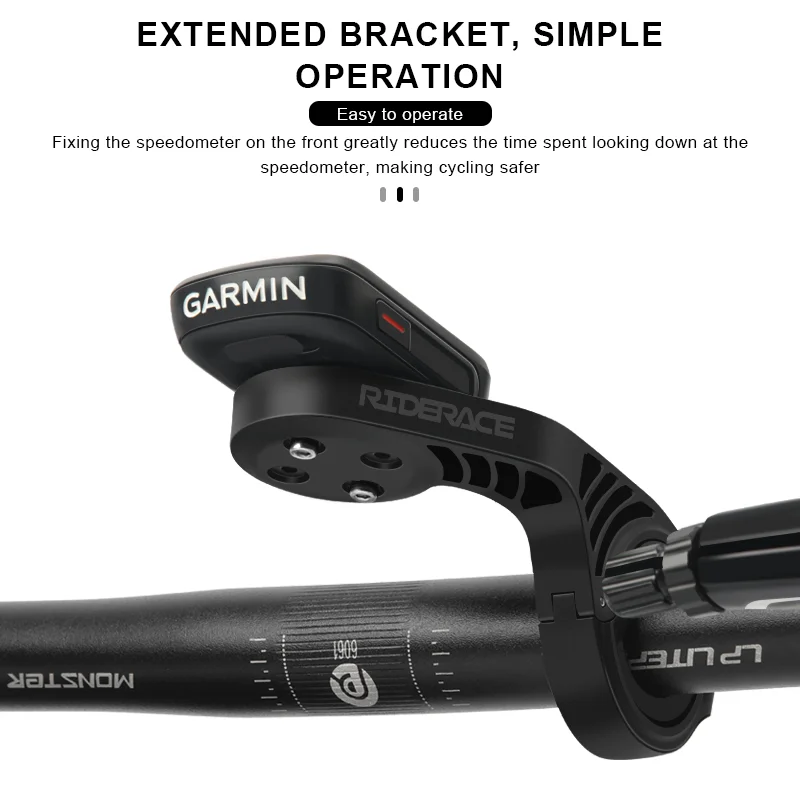 RIDERACE Bike Handlebar Odometer Stopwatch Rack Bicycle Computer Mount Holder For Garmin Bryton Wahoo Road Cycling MTB Mountain view 3
