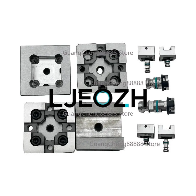 3R positioning quick-change clamp stainless steel electrode gripper pneumatic tie rod precision positioning plate