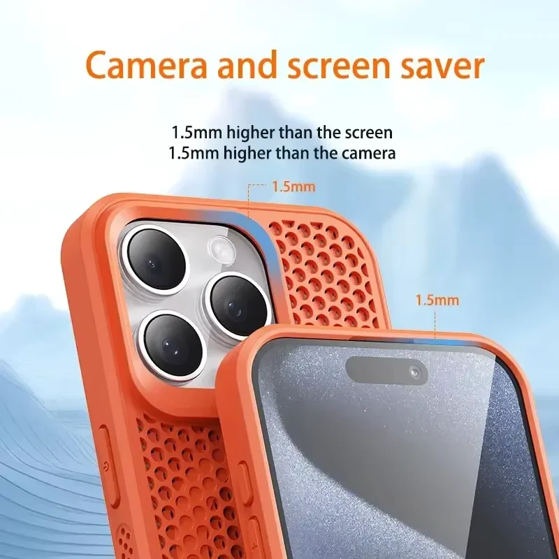 Охлаждающий чехол с отводом те – обзор и цена Heat Dissipation Mesh Breathable Case