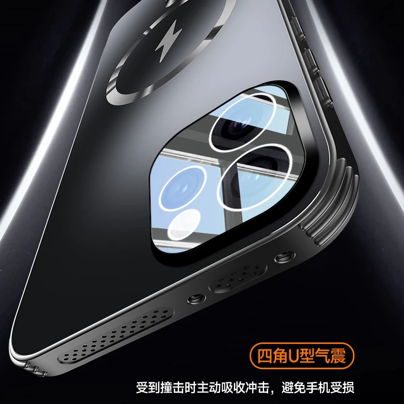 ل Magsafe المغناطيسي للصدمات حافظة لهاتف OPPO Reno 15 Pro ماتي متجمد عدسة طبقة حماية الهاتف الغطاء الخلفي ل Reno 15 15Pro