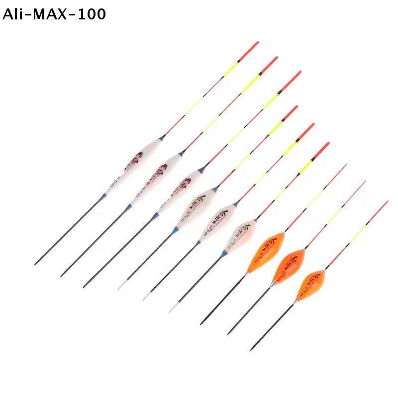 【Au】ODA10-3Pcs Mittellanger Schwimmer, Hochsensibler Kurzschwimmer, Hochsensibler Karpfenangel-Schwimmer, Weißer Kunststoff