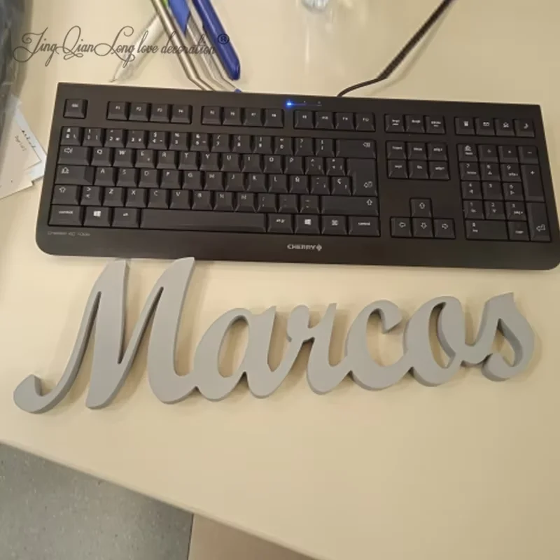 Segno Con Nome In Legno Personalizzato Segno Con Nome Decorazione Da Parete Segno Con Nome Per Bambino Segno Con Nome Personalizzato Lettera In Legno Fami