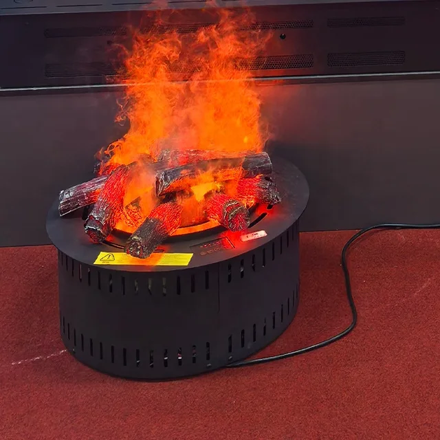 

Лидер продаж, декоративный светодиодный светильник, водяной паровой камин, приложение с дистанционным управлением, вставка, 3D камин с распылением водяной пары