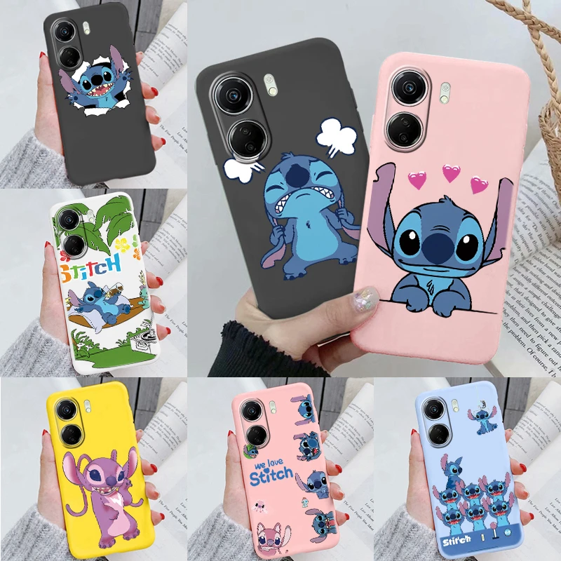 For Xiaomi POCO C65 Cases Stitch Jumba Jookiba Anime Funda For Xiaomi POCO C65 Silicone Soft Capa Cute Shockproof Cartoon Shells