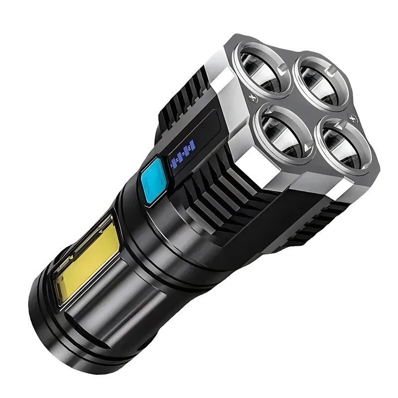 Portable Flashlights Rechargeable LED Camping Lamps Torch Waterproof New Design 2025