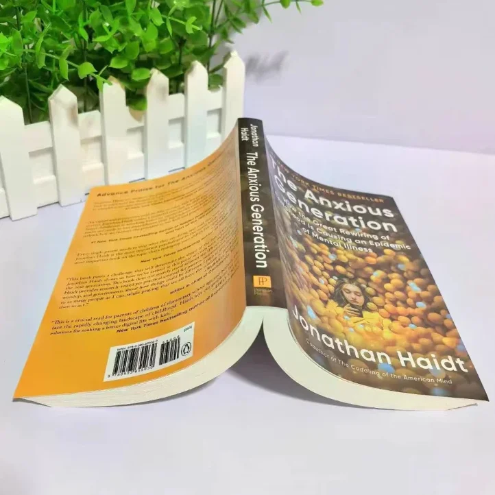 In 2025, The New Anxious Generation English Version Of The New York Times Bestseller. Book Learn Japanese