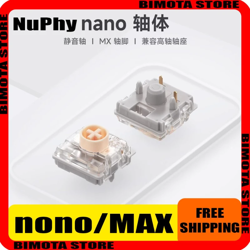 

NuPhy Nano низкопрофильный/макс линейный переключатель с возможностью горячей замены, легкий механический корпус переключателя клавиатуры, 36 предметов, триггер по индивидуальному заказу