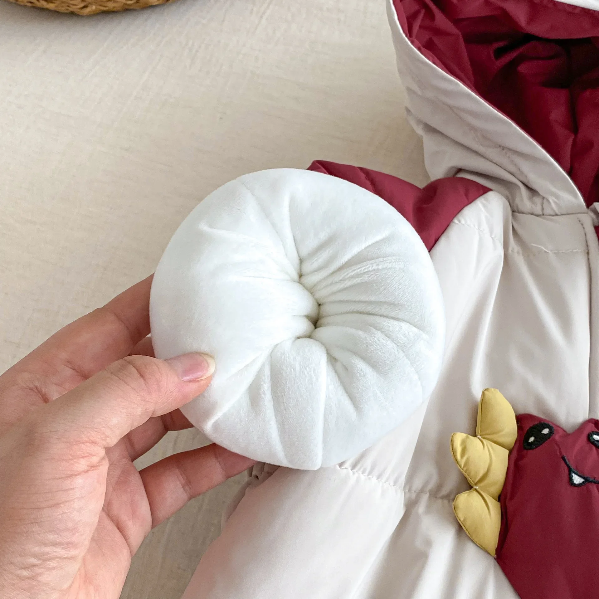 LILIGIRL 2026 ثوب فضفاض للأطفال الشتاء سميكة حللا الكورية نمط المرقعة نيسيي للطفل الفتيات الفتيان ملابس خارجية 0-2Y