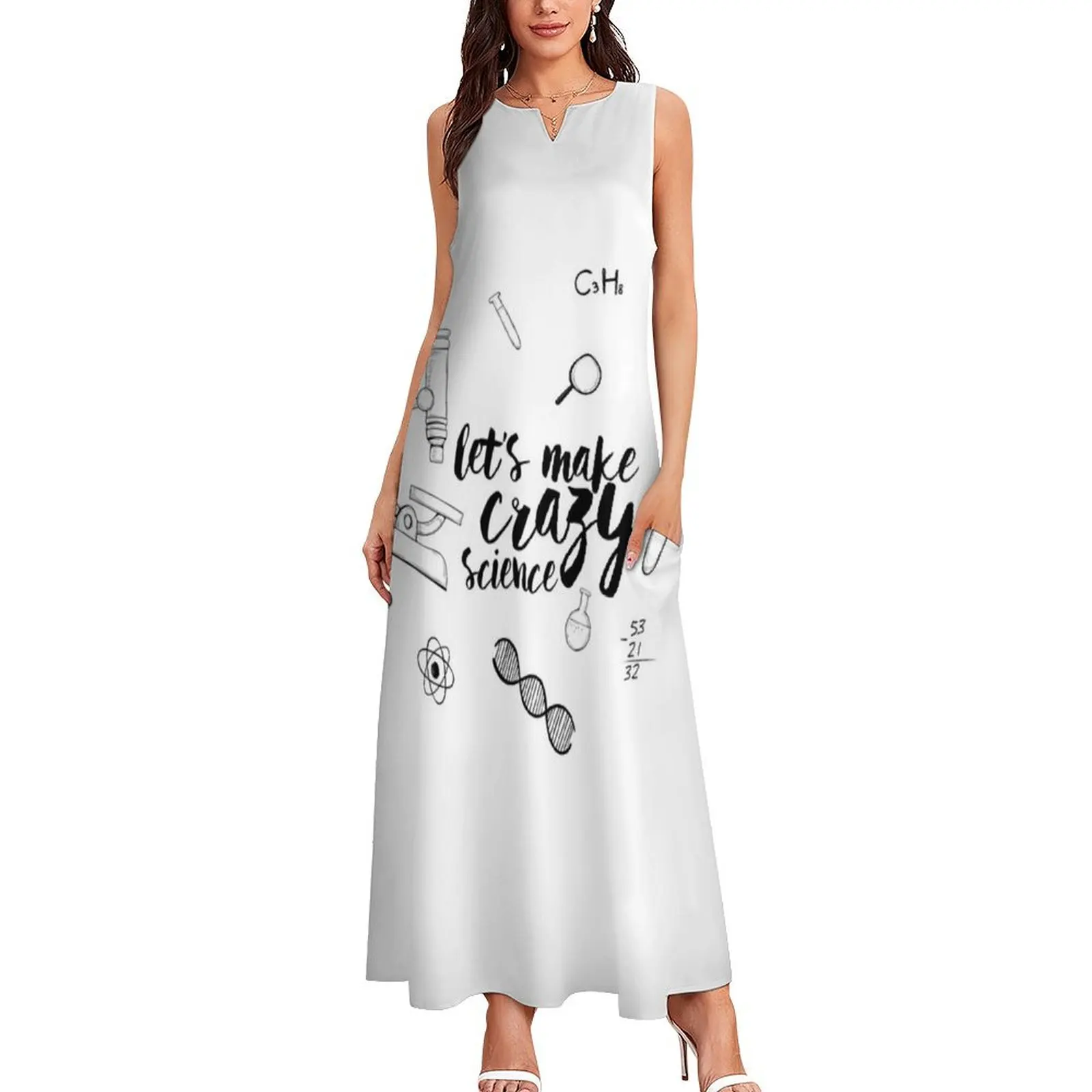 Crazy Science / Orphan Black Long Dress Women long dress elegant women's sets Dress