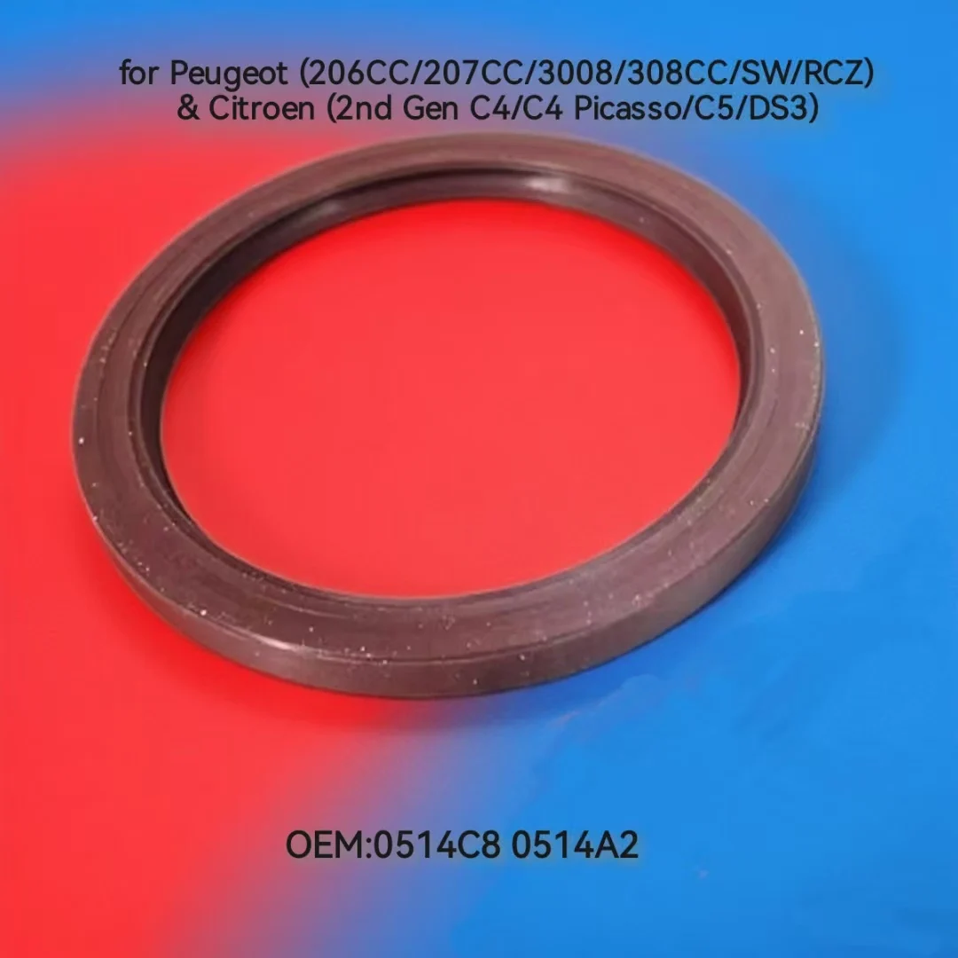 

Сальник коленчатого вала 1,6 т (0514C8/0514A2) для Peugeot (206CC/207CC/3008/308CC/SW/RCZ) и Citroen (2-го поколения C4/C4 Picasso/C5/DS3)