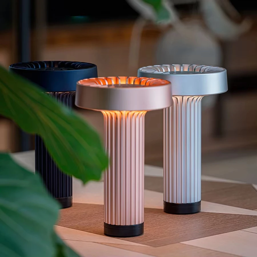 New Design Rechargeable Bedroom Bedside Night Light Mobile Ambient Sense Of Dining Table Mood Small Table Lamps