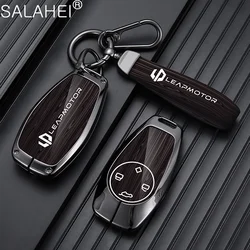 Car Smart Remote Key Fob Cover Case Protector Holder Shell Bag For Leapmotor T03 S01 C11 C01 Auto Keyless Keychain Accessories