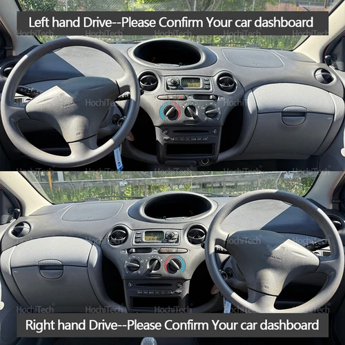 Imagen 2 del producto Cubierta de tablero para Toyota Yaris XP10 XP20 primera generación 1999-2006, alfombrilla antisuciedad, parasol, protección para salpicadero, accesorios para coche