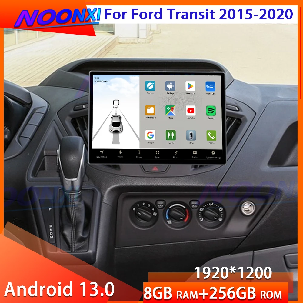 

13.1 inch Android13 Car Video Player Tesla Radio For Ford Transit 2015-2020 QLED Screen GPS Navigator Multimedia Player Autorado