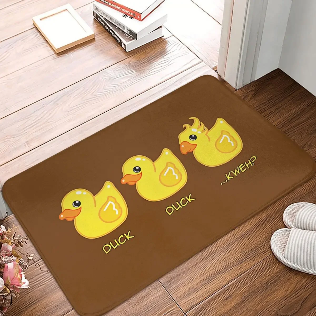 Final Fantasy Chocobo Game Non-slip Doormat Duck Duck Kweh Carpet Living Room Kitchen Mat Outdoor Indoor Pattern