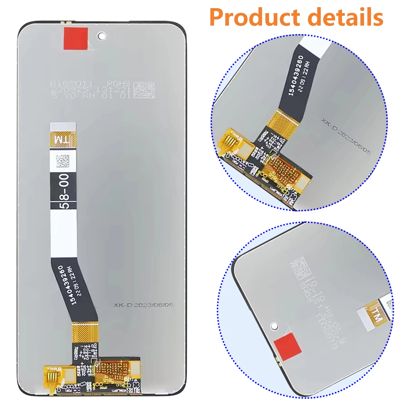 Pantalla For Motorola Moto G32 LCD Display XT2235-2 XT2235-3 Touch Screen Digitizer Assembly Full With Frame Replacement Parts