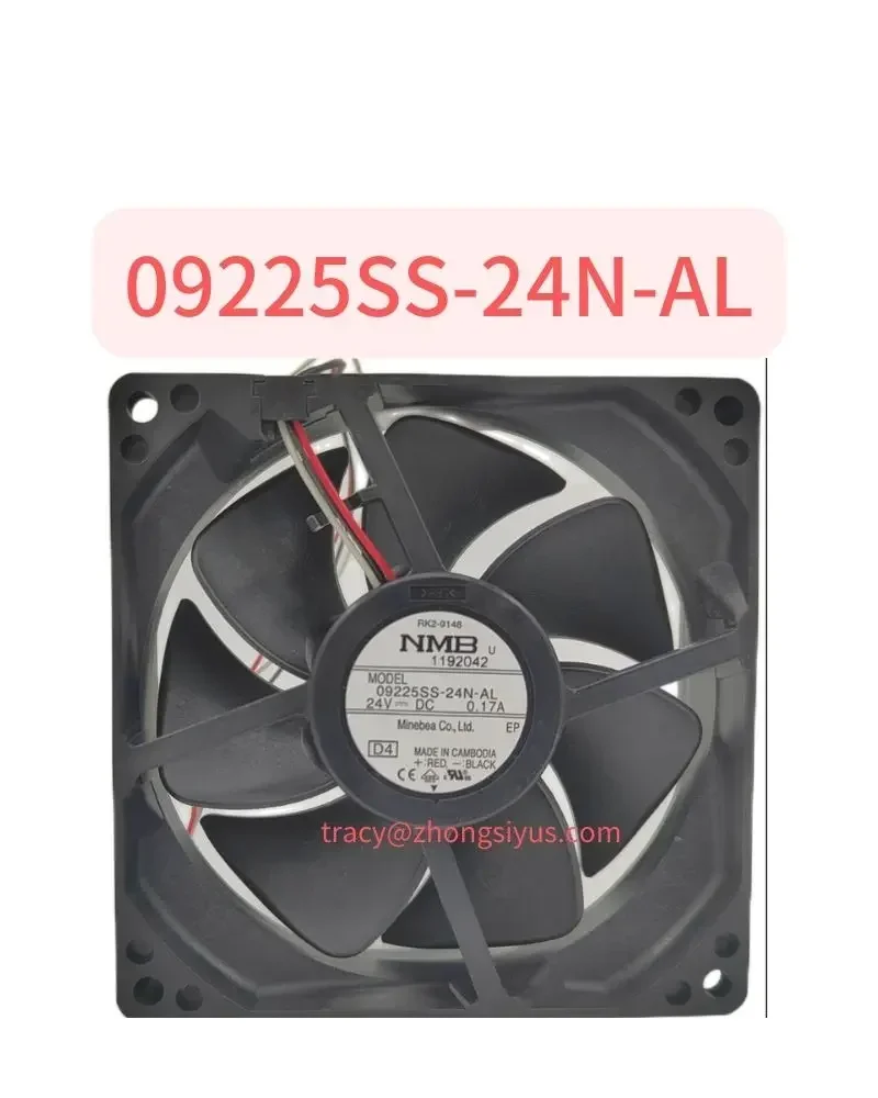 

09225SS-24N-AL Brand new original genuine 9225/24V 3-wire inverter cooling fan 9cm 24V fan Functional testing is intact